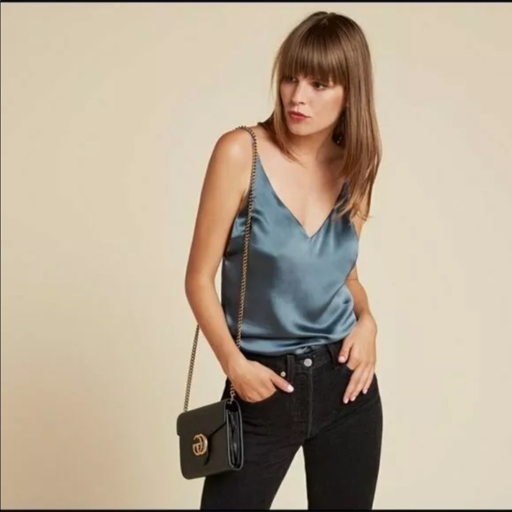Reformation silk top